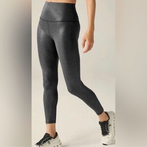 Beyond Yoga Black Shine High Waisted Midi Legging Women’s Size large